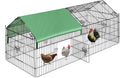 DEStar Foldable Metal Chicken Coop Enclosure - 181cm x 77cm