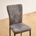 AINPECCA Modern Dining Chairs Set of 4 with Suede High Back