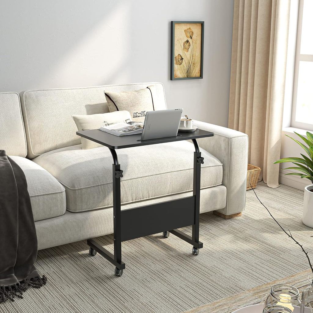 Soges Adjustable Mobile Table - Portable Laptop Stand