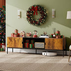 WLIVE Mid Century Modern TV Stand for 55-65 Inch TVs
