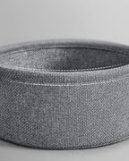 VASAGLE Modern Round Coffee Table with Storage Basket