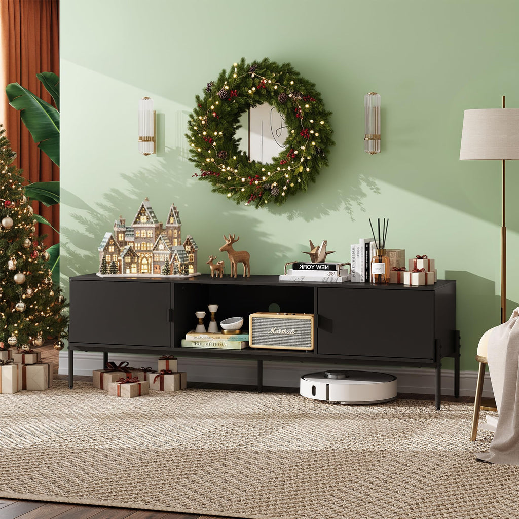 WLIVE Modern TV Stand with Storage for 65 Inch TVs
