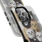 Cat-Themed Magnetic Impact-Resistant Phone Cases
