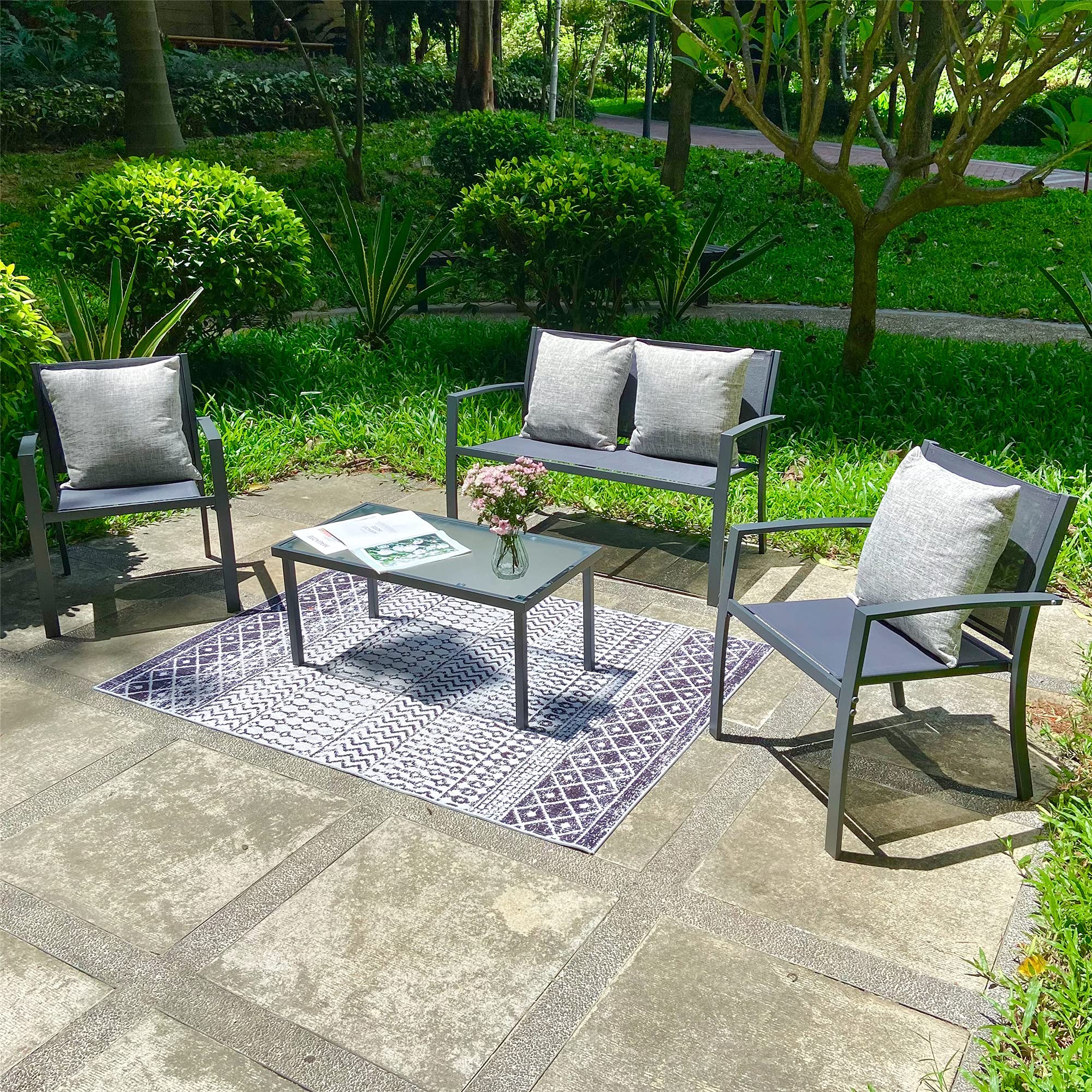 Sigtua Ergonomic Outdoor Garden Furniture Set