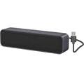 Experience ADELGO USB-Powered Computer Speakers, a portable mini sound bar perfect for desktops and laptops. Plug and play for instant sound! Keywords: USB speakers, portable sound bar, computer audio