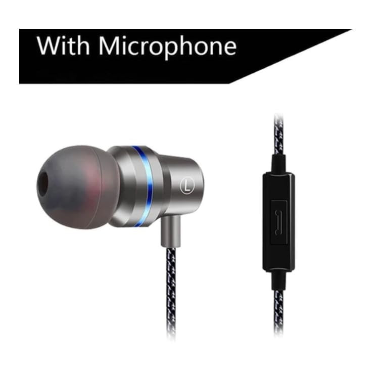 AMZ - In-Ear Headphones with High Sensitivity Mic, Noise Isolating, Hi-Fi Stereo Sound