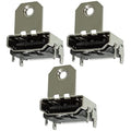 Aerzetix - HDMI Male to Female Solder Type A Adapter Set, 19-Pin with Mounting Plate