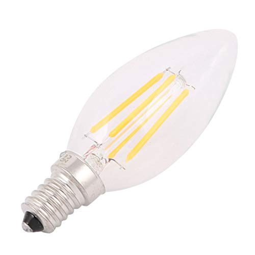 Aexit - Dimmable 4W C35 LED Filament Lamp, E14 Warm White, Energy Efficient