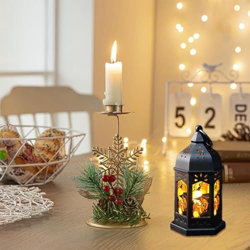 Aizuoni - Battery Operated Halloween Lanterns - Vintage Electric Table Decor