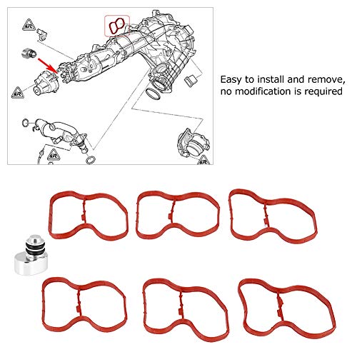 Akozon - Twist Flap Plug Extinguishing Set Rubber for BMW N57 Series