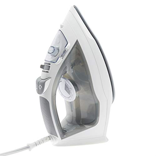 Amazon Basics - 2400W Ceramic Soleplate Steam Iron with Powerful Steam Burst