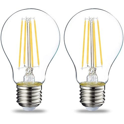 Amazon Basics 7W LED E27 Edison Screw Bulb - Pack of 2
