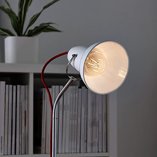 Amazon Basics - LED E27 Edison Screw Bulb, 7W, Warm White, Non Dimmable, Pack of 2