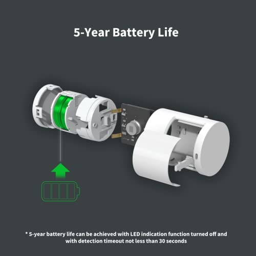 Aqara - Motion Sensor P1 with 5-Year Battery Life, Adjustable Detection, Requires AQARA-HUB