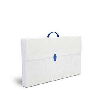 Balmar - Neutral Polyvinyl Briefcase with Rounded Handle, 36.5x56.5x5.5 cm