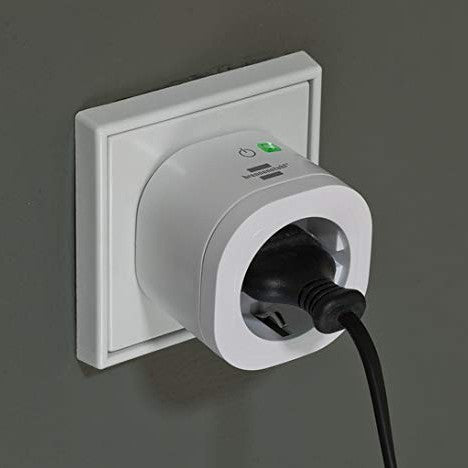 Brennenstuhl - Smart 6x WLAN Socket WA 3000 XS01, Alexa & Google Compatible, Timer Switch