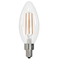Bulbrite 5W LED B11 Filament Bulb - 3000K Warm White E12 Base