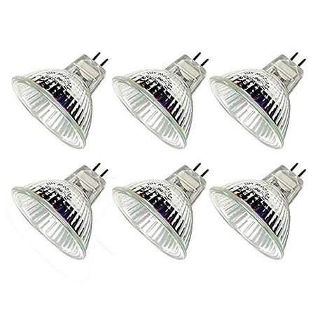 CTKcom - MR16 12V 20W Halogen Light Bulbs 6 Pack - High Lumens, Bi Pin Base