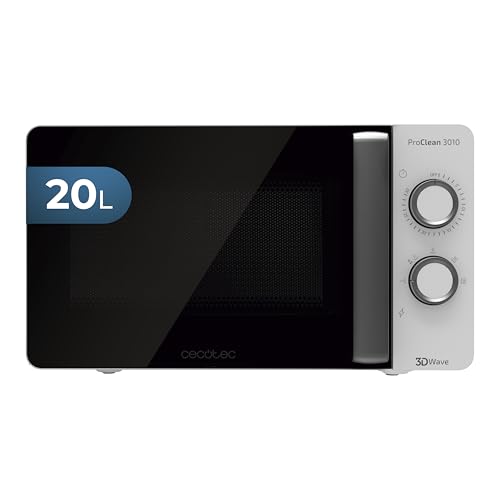 Discover the Cecotec 20L Microwave with 700W power, Ready2Clean interior for easy maintenance, and an elegant design. Perfect for any kitchen! Keywords: Cecotec microwave, 20L capacity, 700W power