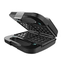 Discover the Cecotec 4-in-1 Sandwich Maker with 1000W power, stainless steel finish, and 4 interchangeable plates. Perfect for quick meals and snacks! Keywords: sandwich maker, 4-in-1, stainless steel