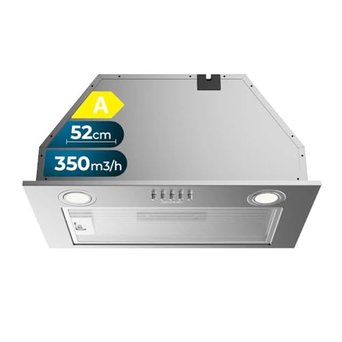 Cecotec 52 cm Integrated Cooker Hood with 350 m3/h Suction Power