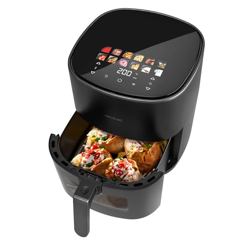 Cecotec - 6.5L Oil-Free Air Fryer with Double Resistance, Digital Control, 12 Menus
