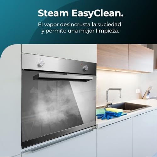 Cecotec - Bolero Hexa C126000 Built-In Oven, 2800W, 77L Capacity, Steam Assist
