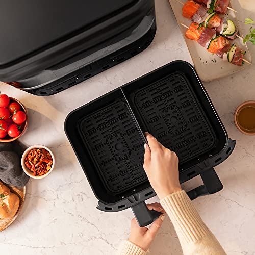 Cecotec - Cecofry Dual 9000 Air Fryer, 9L, 2850W, Digital Touch Panel, 6 Cooking Modes