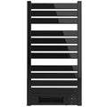Experience warmth with Cecotec's Electric Heated Towel Rail featuring a ceramic heater, LED display, and remote control. Perfect for cozy bathrooms! Keywords: electric towel rail, ceramic heater, remote control