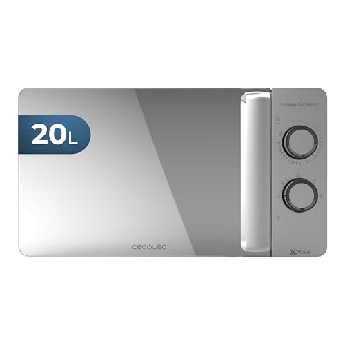 Cecotec ProClean 3060 Mirror Microwave - 20L, 700W, Silver