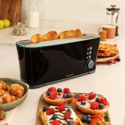 Cecotec - Vertical Toaster with 1000W Power, XL Double Slot, Automatic Stop