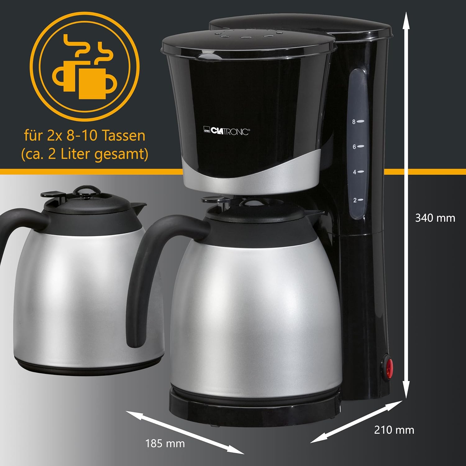 Clatronic - Coffee Machine With Flask