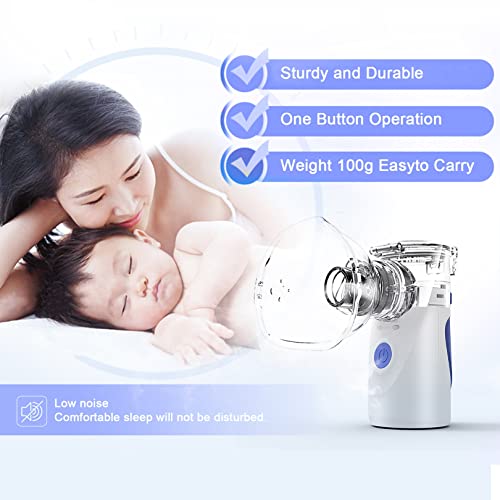 Clockx - Portable Silent Nebulizer for Kids, High Atomization, Humidifier