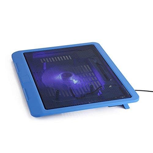 CoolTech - Portable Laptop Cooling Pad with Super Quiet Fans and Blue LEDs