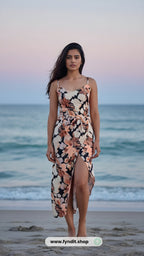 Bodycon Dress – Flatter Curves, Feel Confident & Turn Heads Instantly ( Brown)