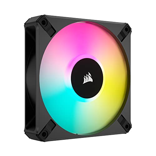Corsair - iCUE AF120 RGB Elite 120mm PWM Fan With AirGuide Technology