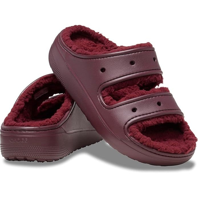 Crocs Unisex-adult Classic Cozzzy Platform Sandals Fuzzy Slippers Wedge Sandal Eu 41/42