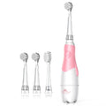Shop Dada-Tech's Toddler Electric Toothbrush with LED light, 2-minute timer, and 4 vibrating heads. Ideal for kids aged 1-3. Promote healthy habits early!
