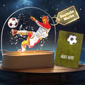 Darlena - Football Player Night Light | LED Bedside Lamp for Boys 0-15 Years