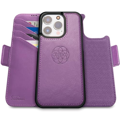 Dreem - Fibonacci Compatible iPhone 15 Pro Max Wallet Case, Shockproof Folio, RFID Protection