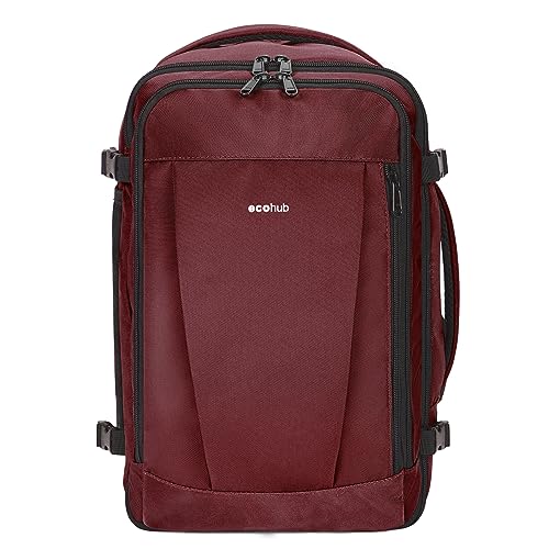 ECOHUB Eco-Friendly Travel Backpack with USB Charging Port