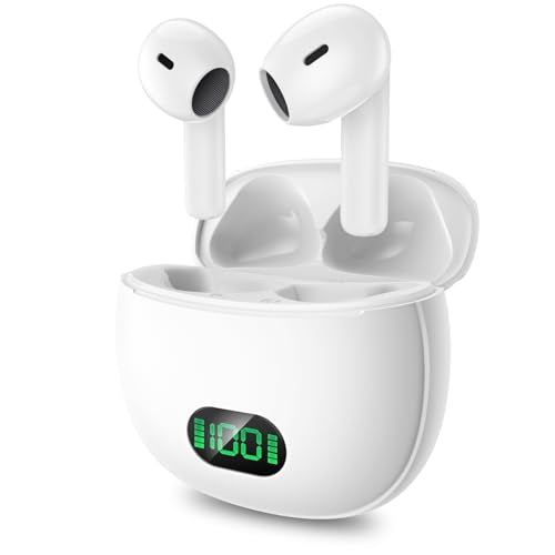 Eisreho Bluetooth 5.3 In-Ear Headphones with 4 Mics