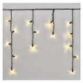 Emos 3m Icicle Fairy Lights with 50 warm white LEDs, ideal for festive decor.
