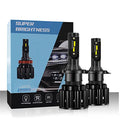 Upgrade your vehicle with ErtYu's 110W LED Headlight Bulbs, delivering 22000 lumens of bright 6000K cool white light. Easy installation, IP68 waterproof, pack of 2. Keywords: LED headlight bulbs, 110W, 22000 lumens, waterproof