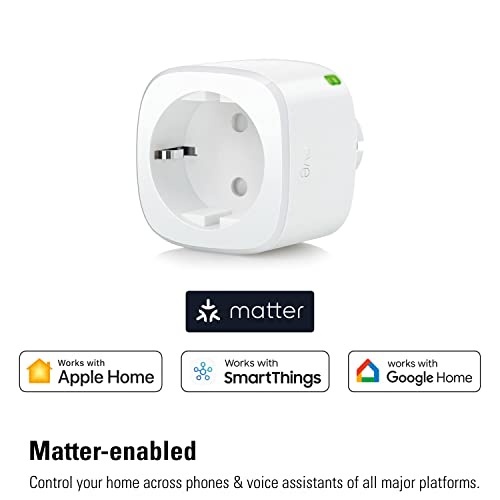 Eve - Smart Plug with App & Voice Control, Works with Alexa & Google Home