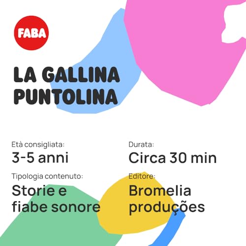 FABA - Sonoro Hen Puntolina Sound Stories, Educational Game for Kids 2-4