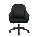 WZ Adjustable Velvet Desk Chair with 360° Swivel and high-density foam padding