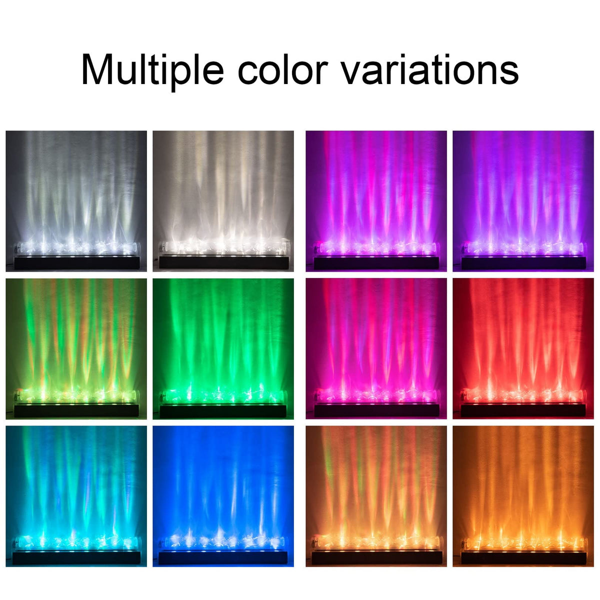 Outdoor LED Water Wave Lights Backyards Flood Light Architectural Engineering Contour Lighting 16 Colour RGB Wall Washer Lights for Living Room Hotels (Color : 16 Colors, Size : 1 Head)