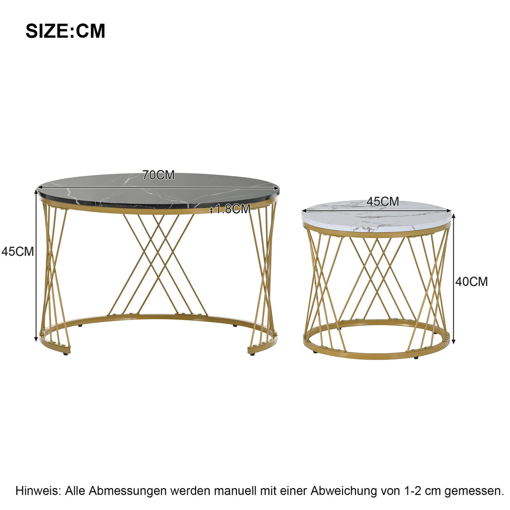 Merax WF300416BAA Round Coffee Table