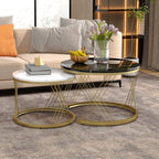 Merax WF300416BAA Round Coffee Table
